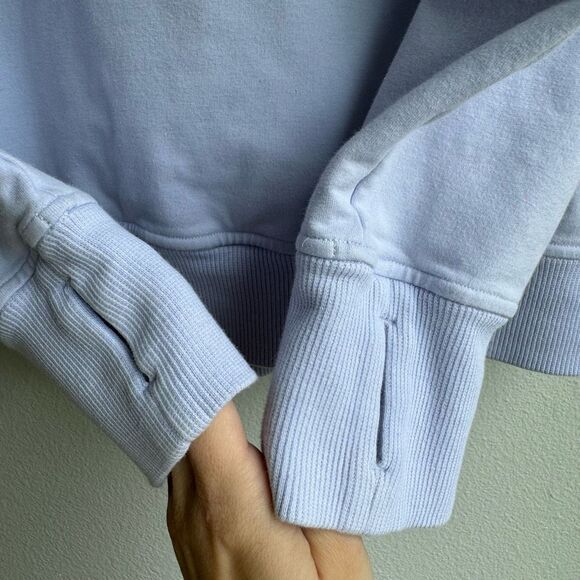 Lululemon Scuba Pullover Hoodie Lavender Dew Size 6 Small Stretch French Terry - Picture 2 of 5